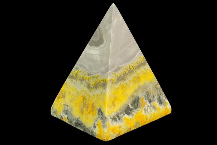 Polished Bumblebee Jasper Pyramid - Indonesia #114982